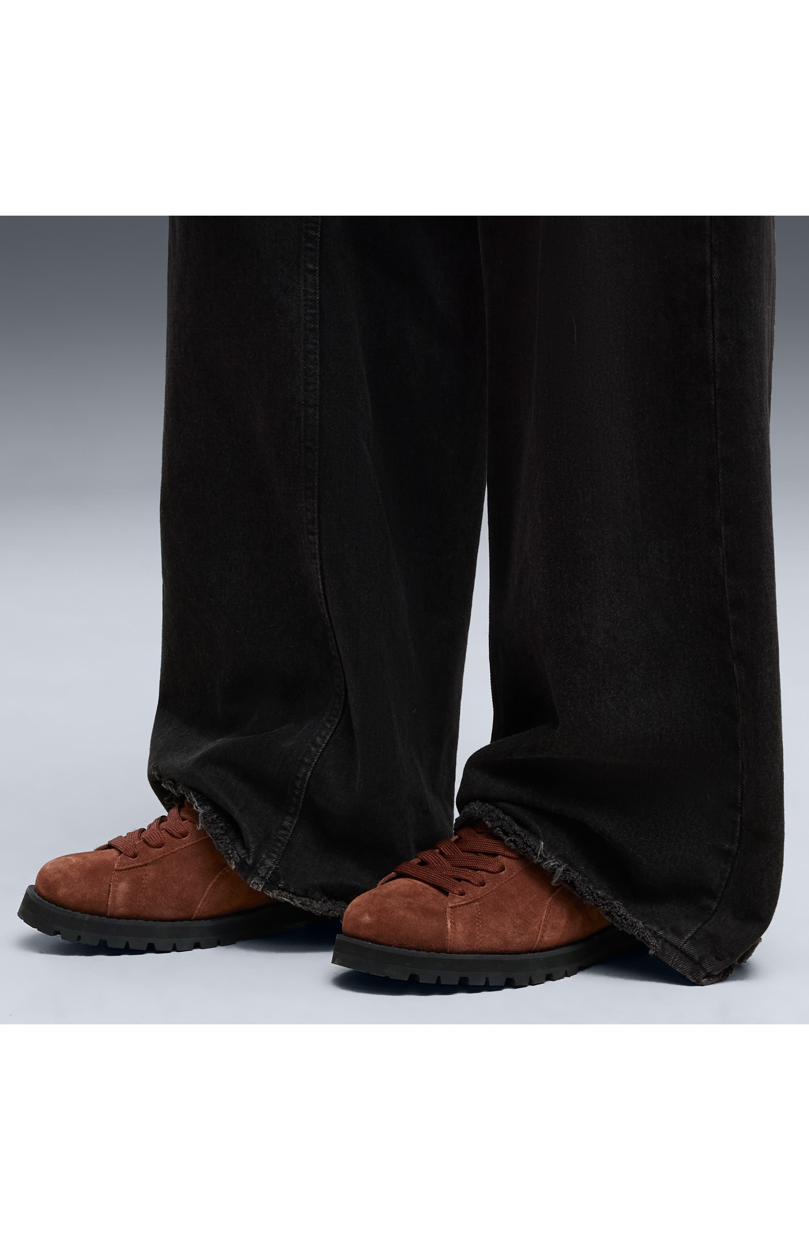 Suede Vibram Sneaker, Alternate, color, CHOCOTART/ PUMA BLACK