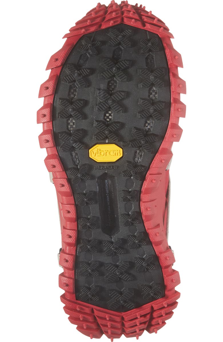 Moncler x Rick Owens Trailgrip Megalace Low Top Sneaker, Alternate, color, Red