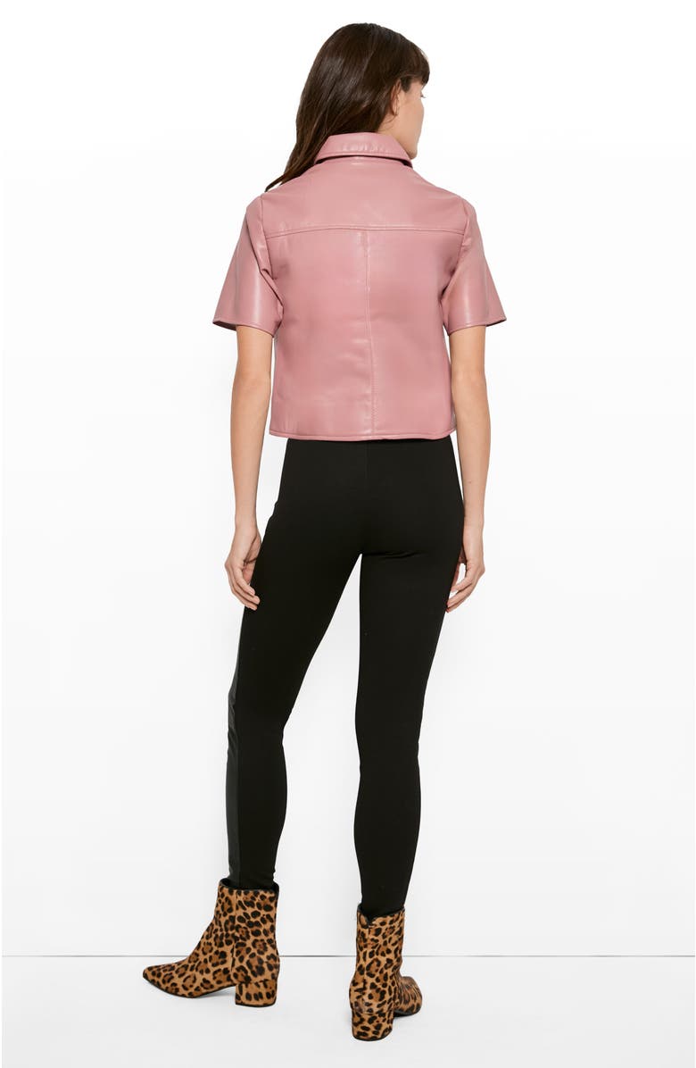 AS by DF Mojave Recycled Leather Top, Alternate, color, 