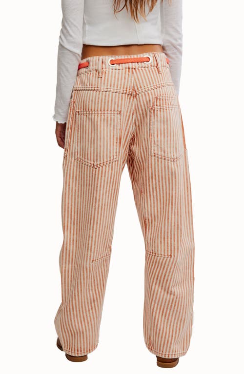 FREE PEOPLE FREE PEOPLE MOXIE RAILROAD STRIPE PANTS