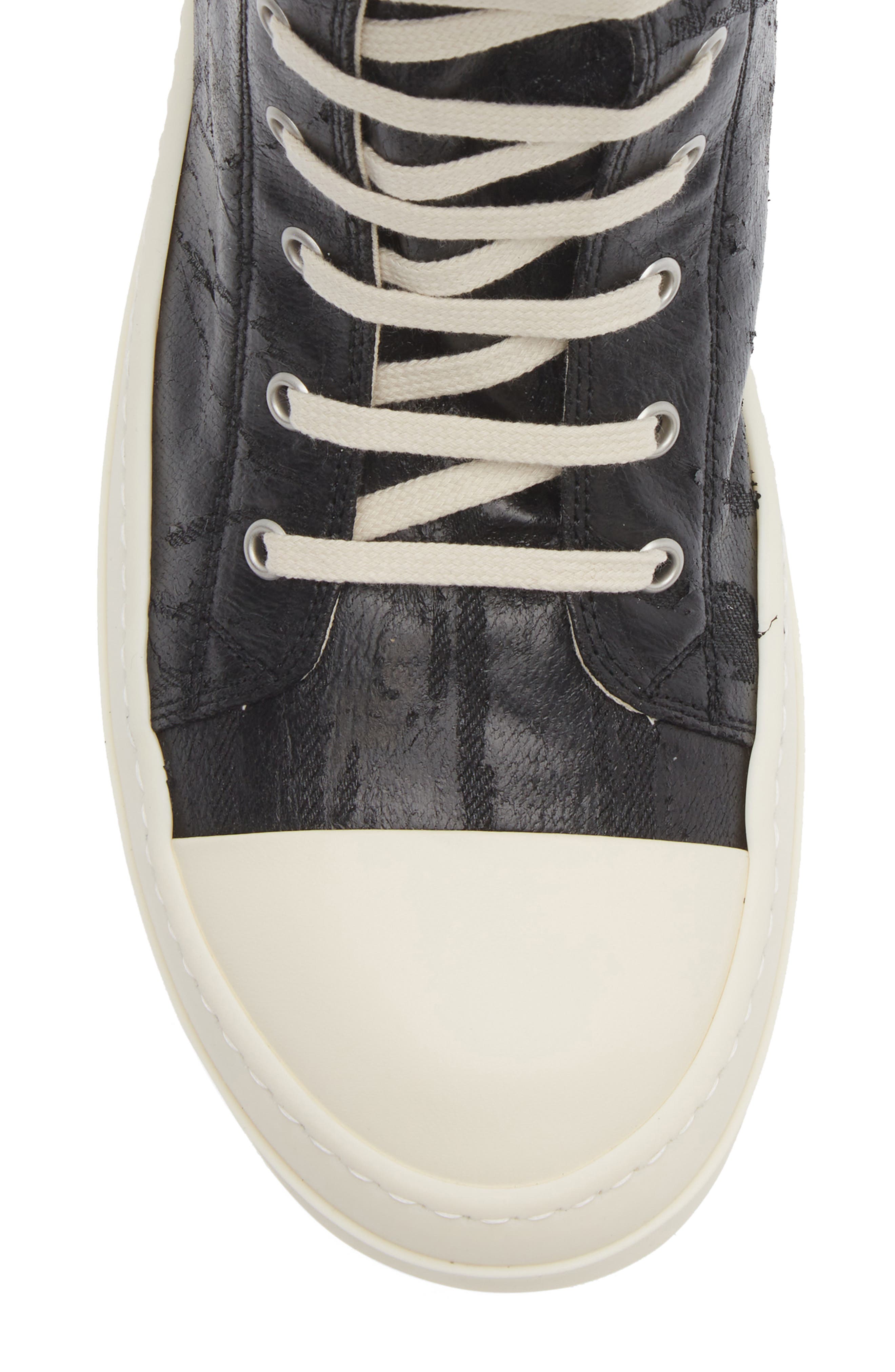 Sneaks High Top Sneaker, Alternate, color, BLACK/ MILK/ MILK