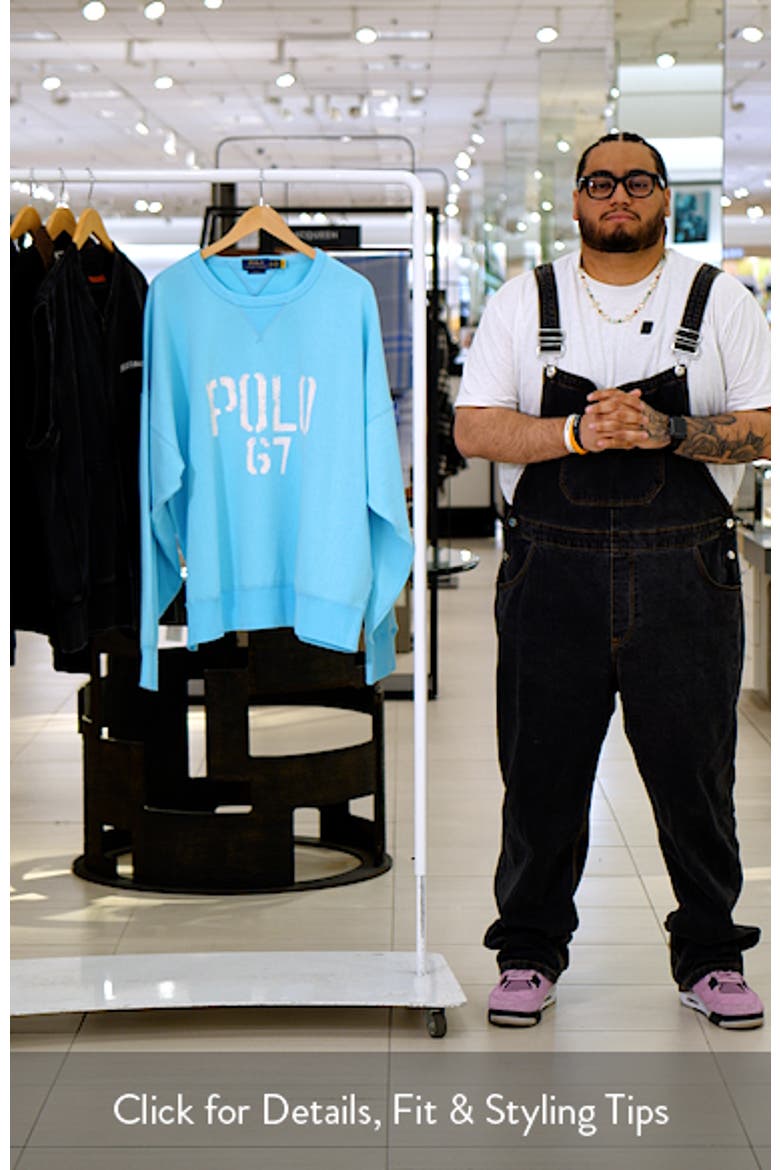 Vintage Fit Fleece Crewneck Sweatshirt video
