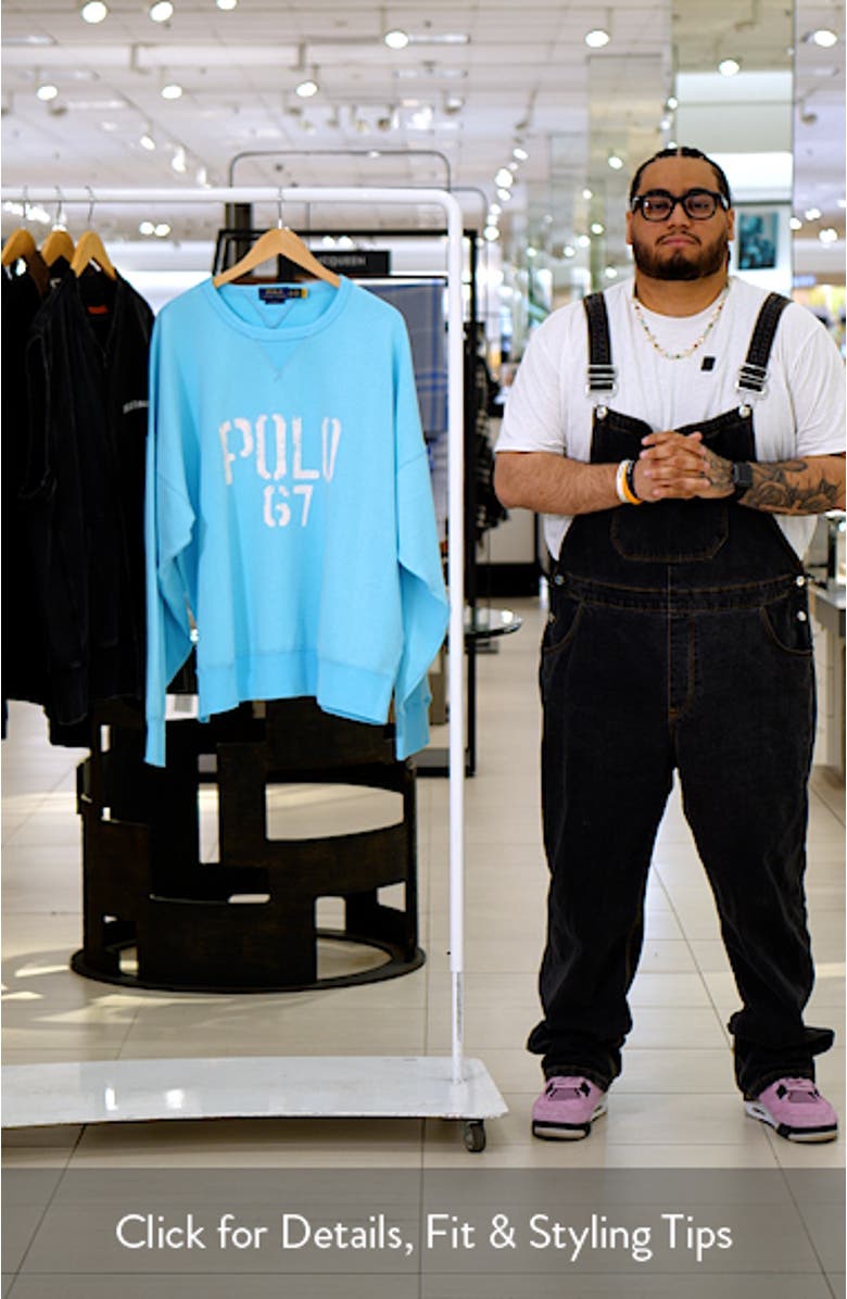 Vintage Fit Fleece Crewneck Sweatshirt, sales video thumbnail