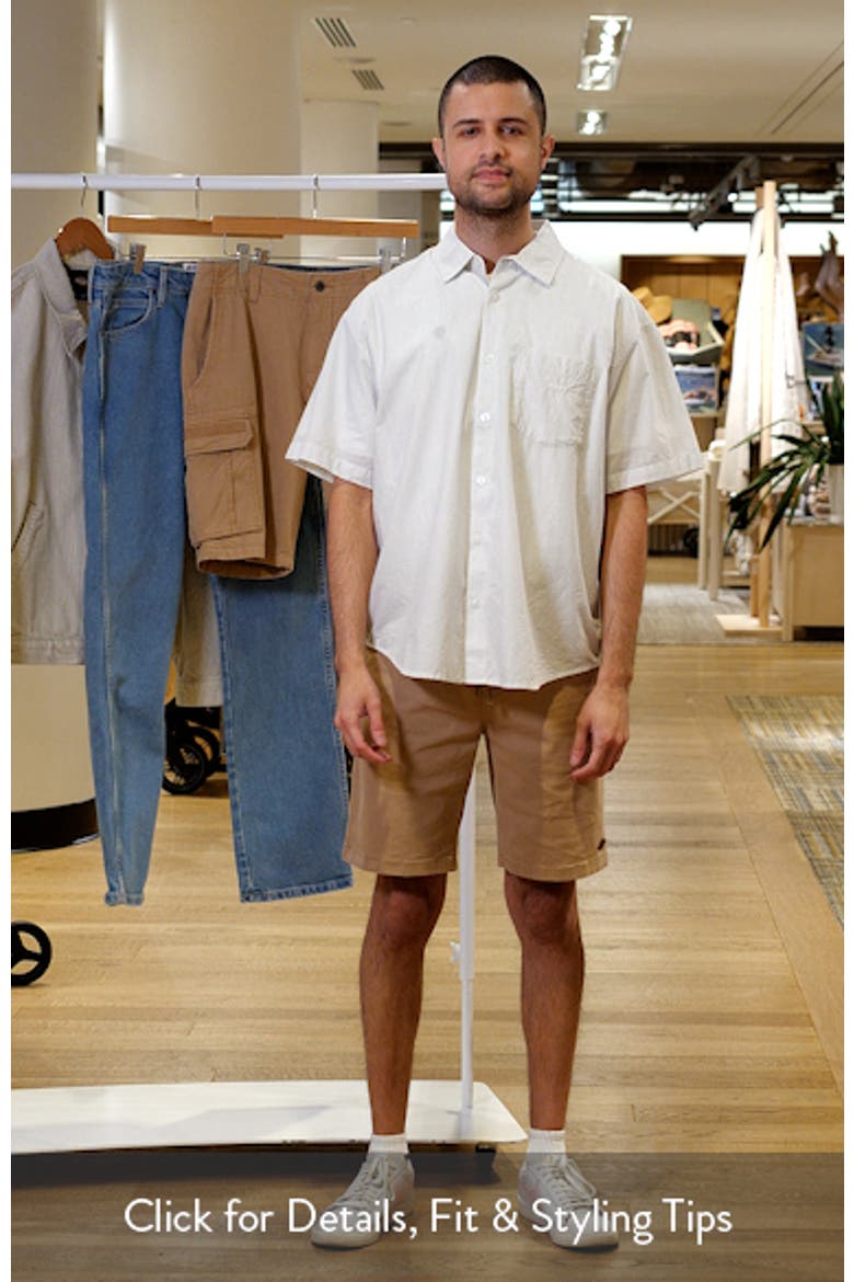 Bigwig Jamie Stripe Short Sleeve Button-Up Shirt video