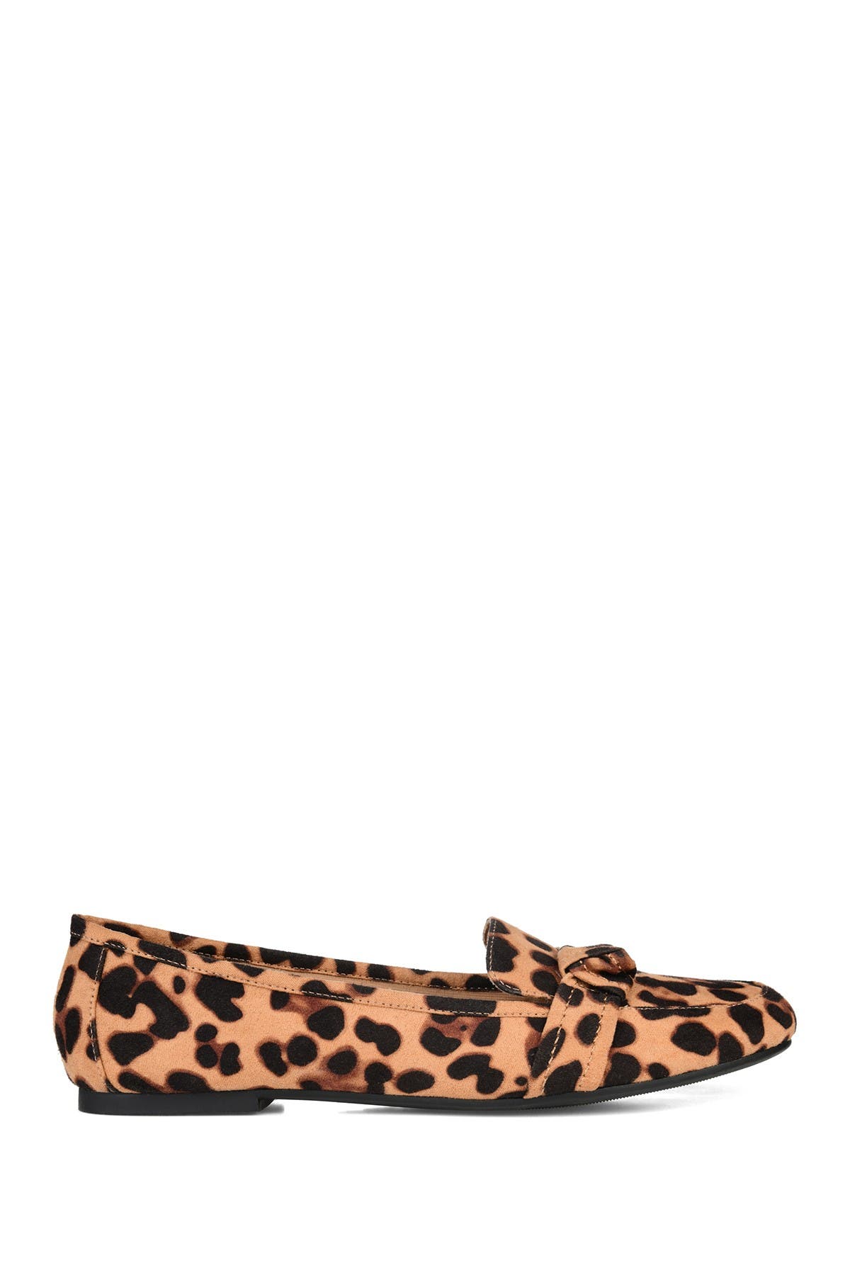 Marci Knotted Strap Loafer - Wide Width Available, Alternate, color, LEOPARD