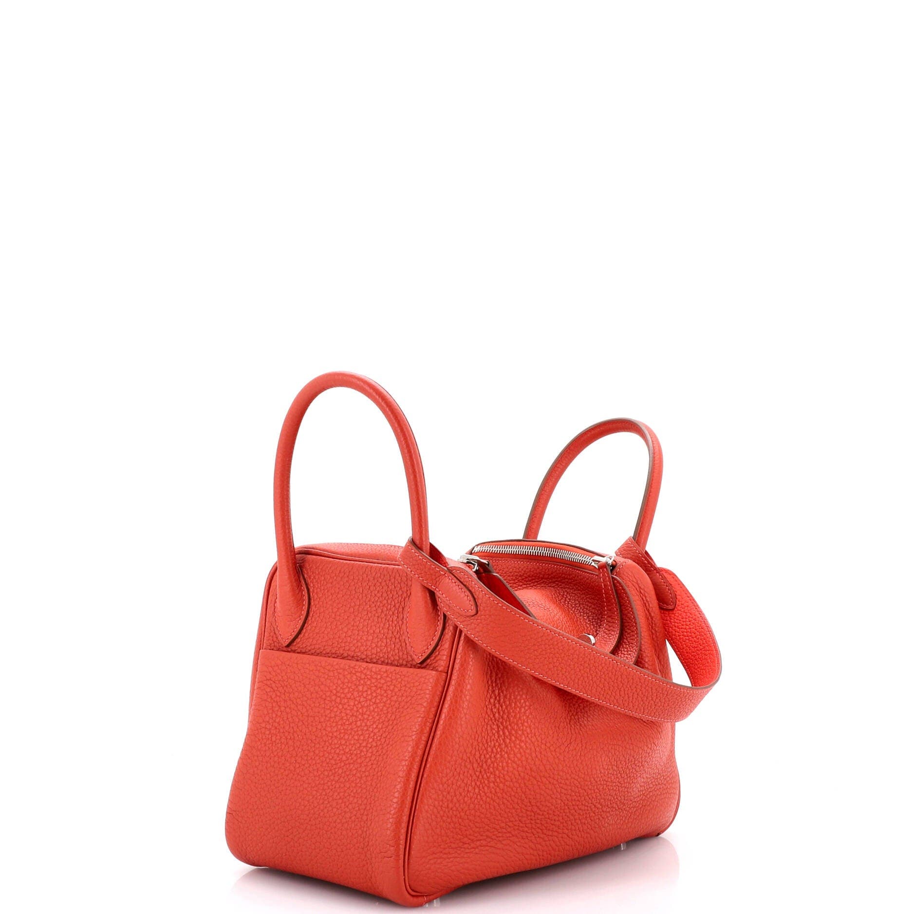 Pre-Owned Hermes Lindy Bag Clemence 30, Alternate, color, Sanguine/Rose Jaipur