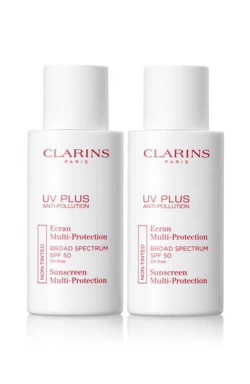 Clarins Uv Plus Anti-pollution Face Sunscreen Spf 50 Double Edition Set (nordstrom Exclusive) (limit