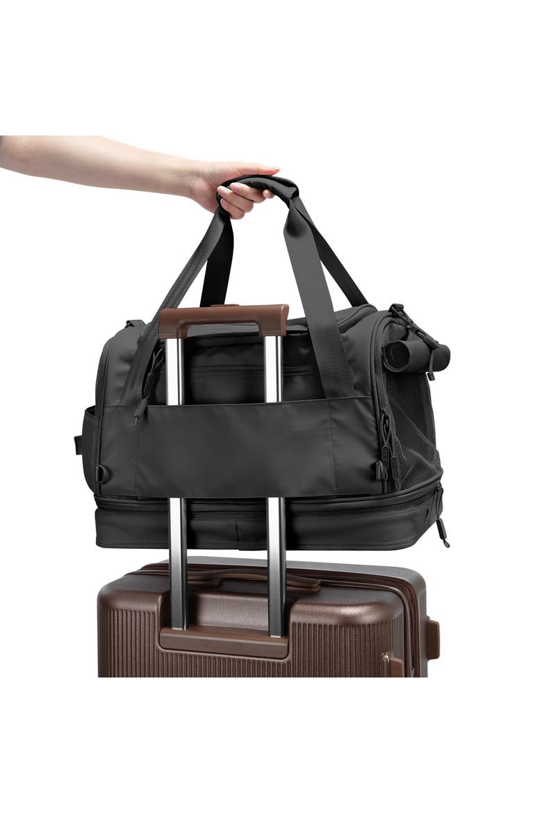 Pawsenger Airline Approved Pet Carrier, Alternate, color, Black