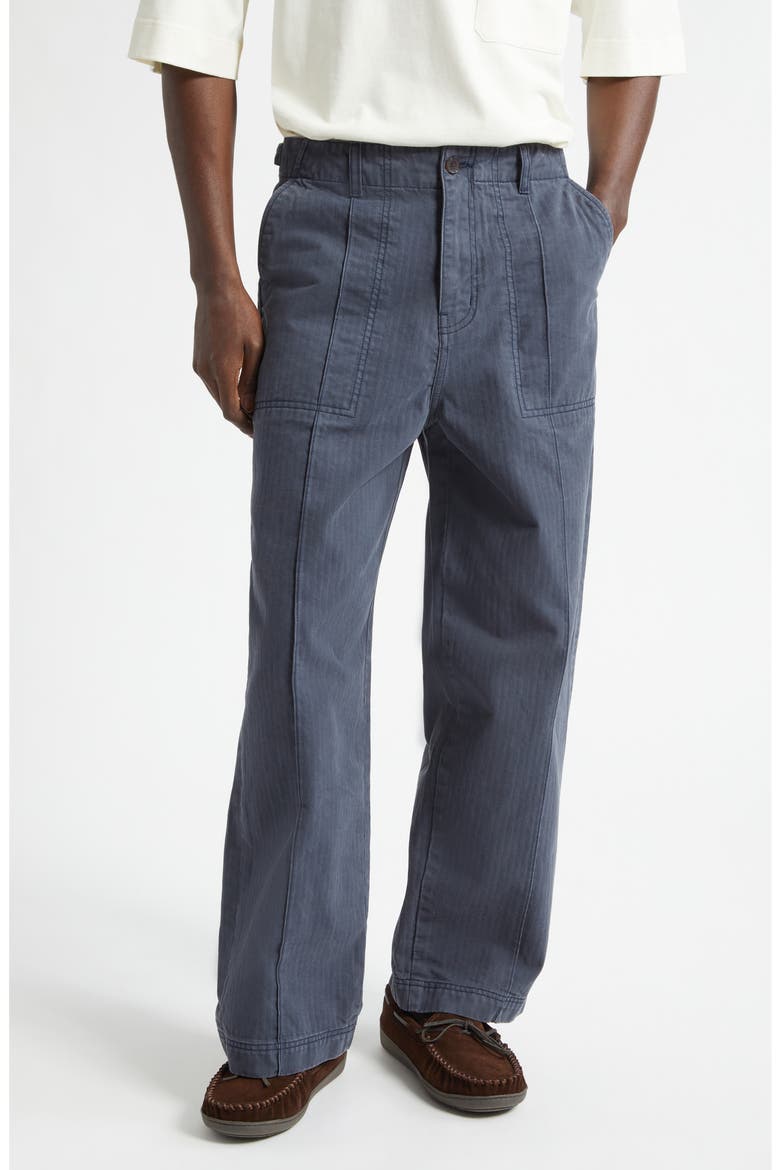 Herringbone Carpenter Pants, Main, color, TWILIGHT