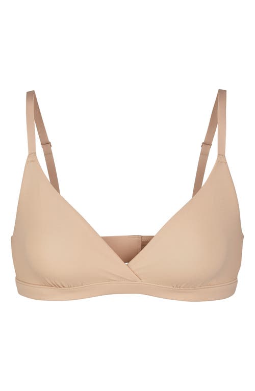 Skims Fits Everybody Crossover Bralette In Clay
