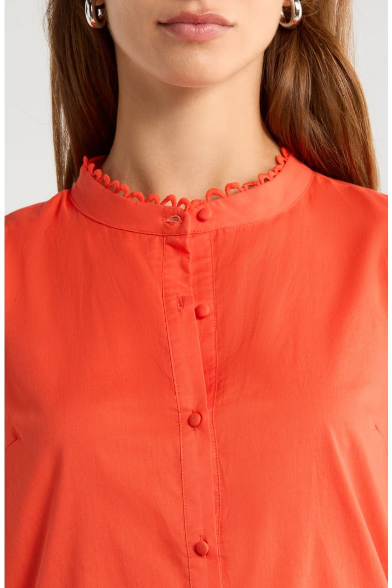 Yamila Drop Waist Minidress, Alternate, color, TOMATO