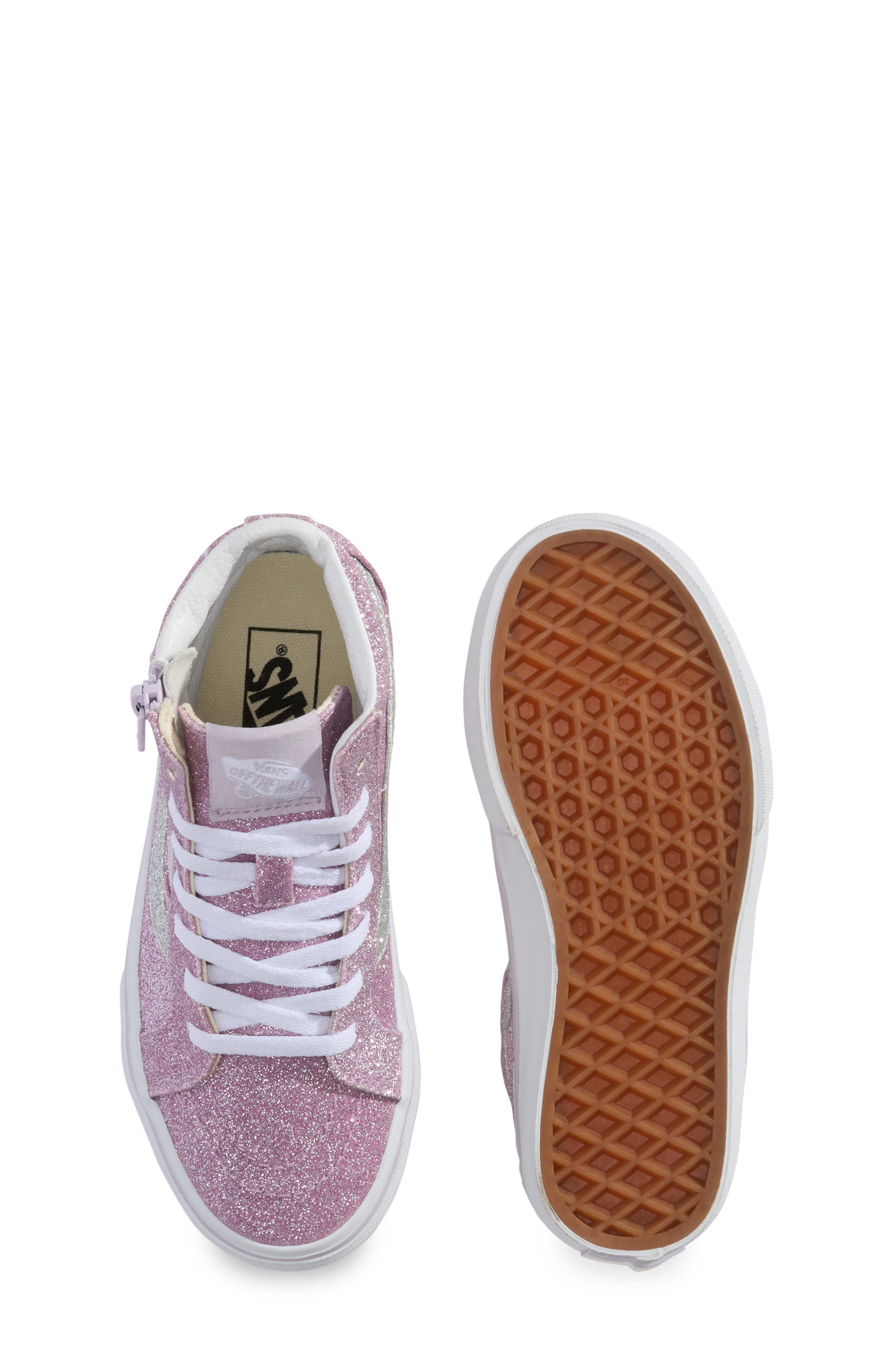 Vans Kids' Sk8-Hi Reissue Side Zip Sneaker, Alternate, color, 