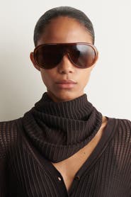 COS Pointelle-knit Triangle Scarf