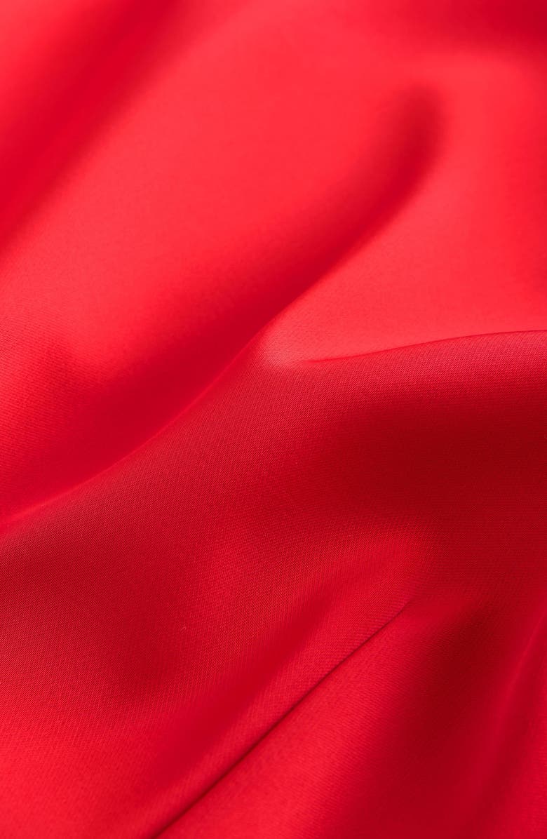 NEXT Satin Tie Detail Minidress, Alternate, color, Red