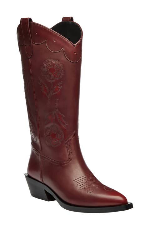Aria Loved Leather Tall Western Boot (Women)