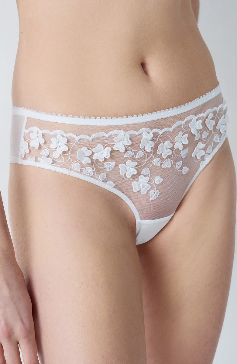 Etam Amour Hipster Briefs, Alternate, color, Ecru