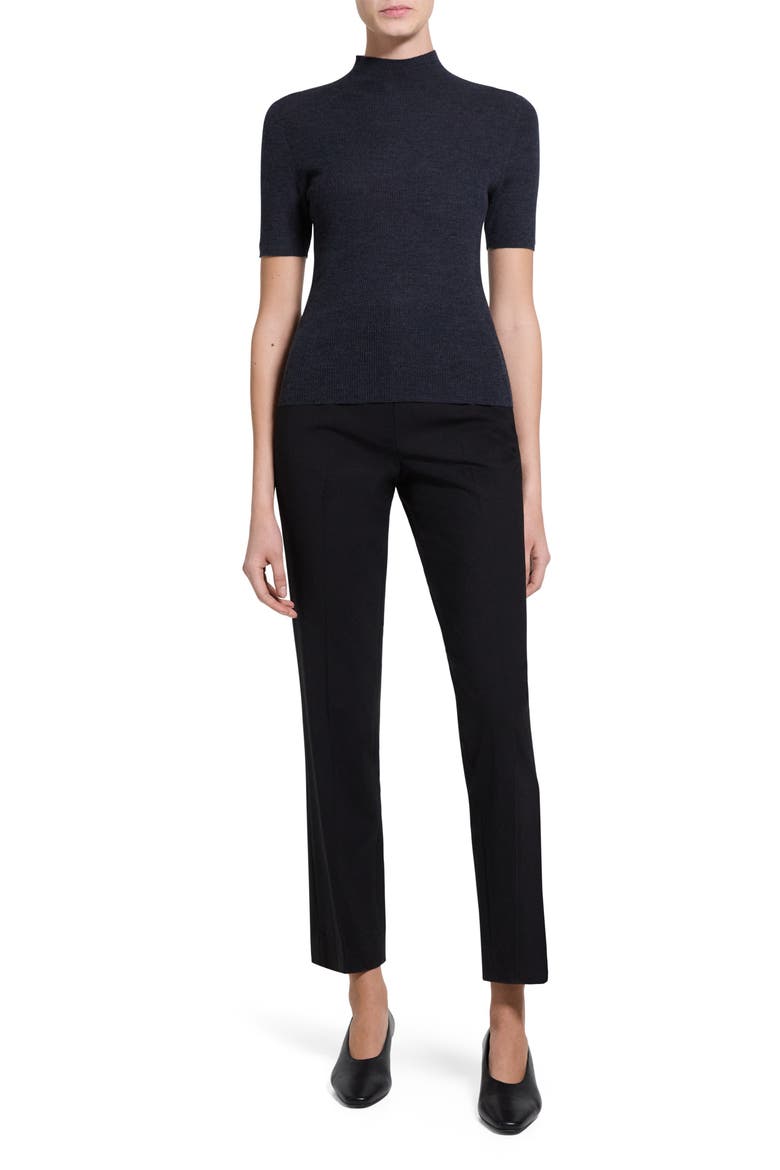 Leenda Merino Wool Mock Neck Sweater, Alternate, color, NEW PESTLE MELANGE - 1JY