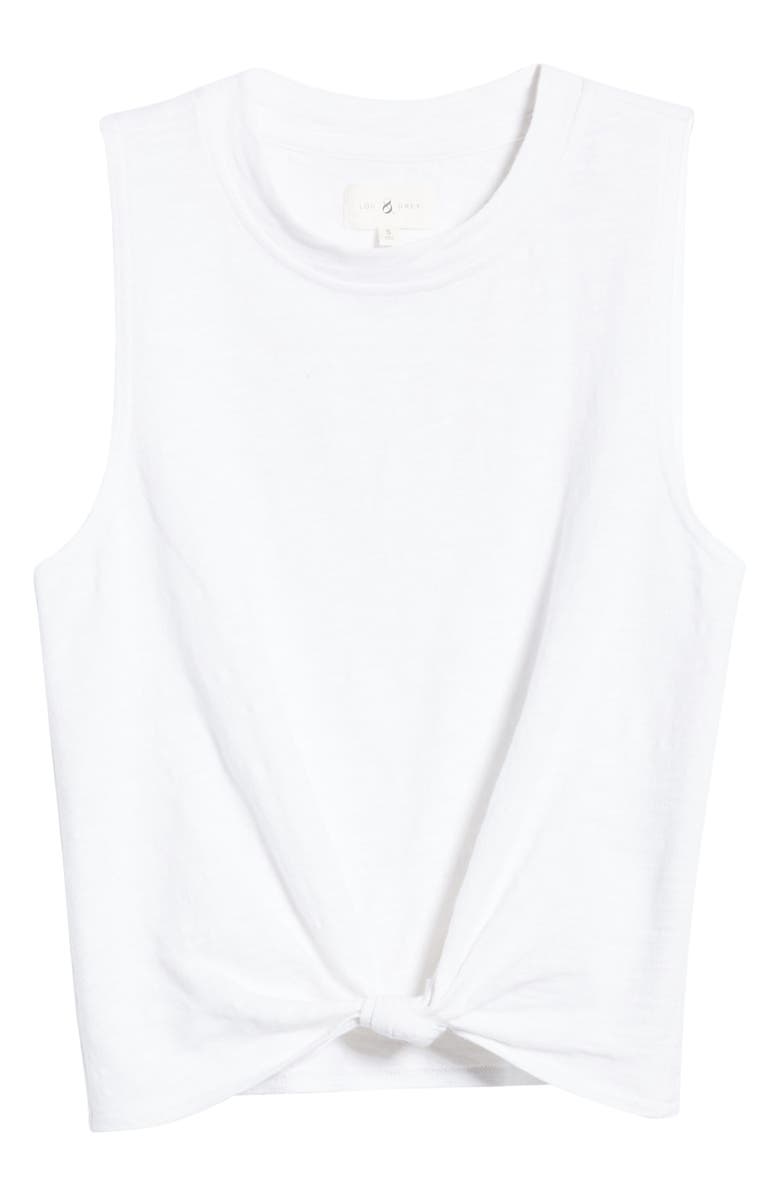 Lou & Grey Bonnie Knot Into You Slub Tank, Alternate, color, 