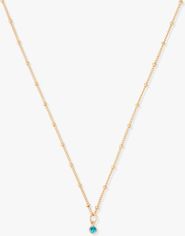 CUFFED BY NANO Birthstone 14k Gold Filled Necklace