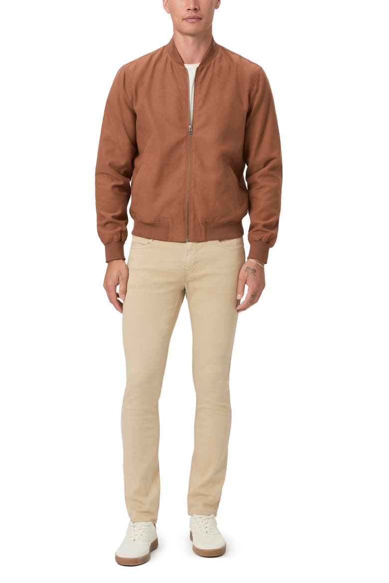 Barker Bomber Jacket, Alternate, color, ITALIAN COFFEE