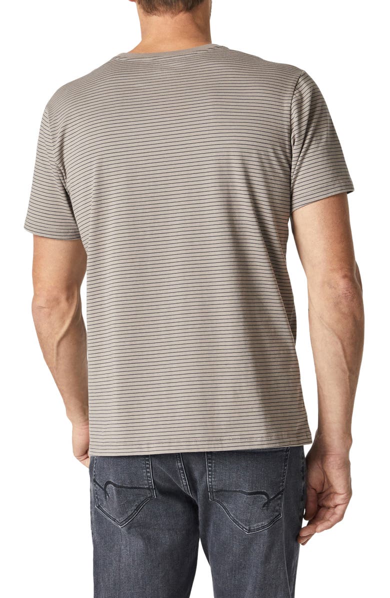 Mavi Jeans Stripe Cotton Pocket T-Shirt, Alternate, color, 