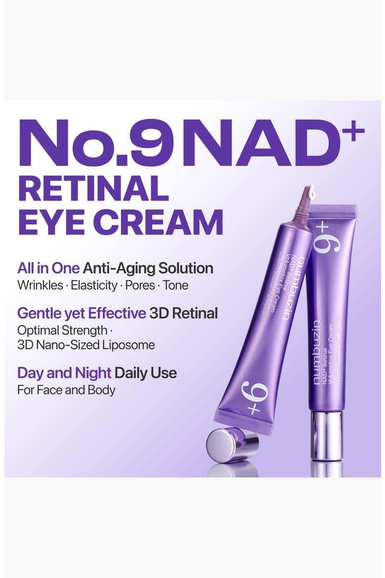 No.9 NAD+ Retinol Volumetox Eye Cream, Alternate, color, NO COLOR