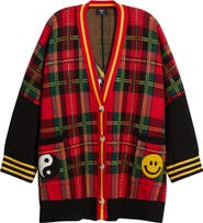 Dressed in Lala Do It Madly Plaid Cardigan