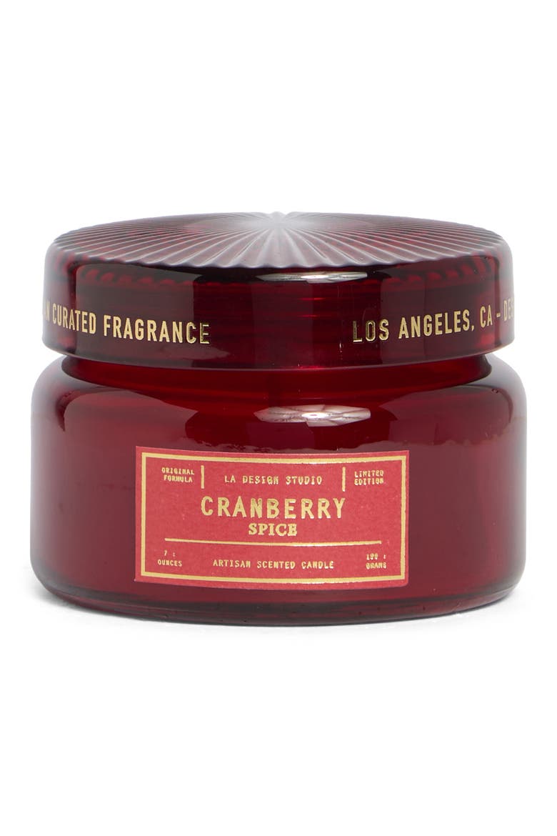 Small Garden Jar Scented Candle, Main, color, CRANBERRY SPICE