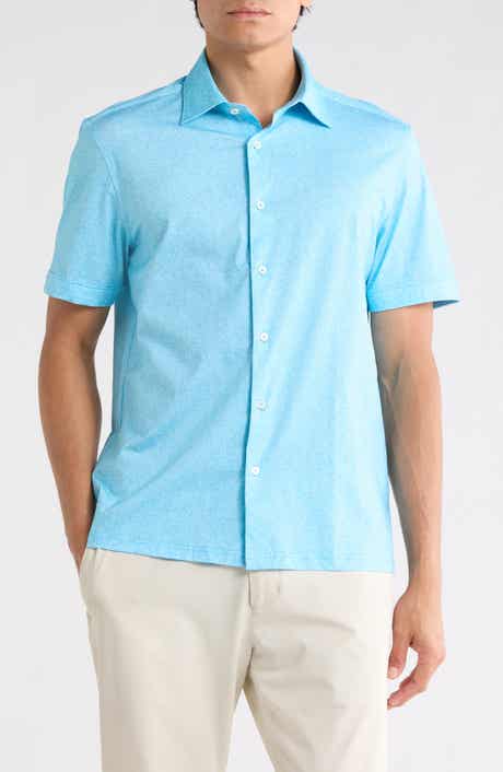 Bugatchi Short Sleeve Woven Shirt