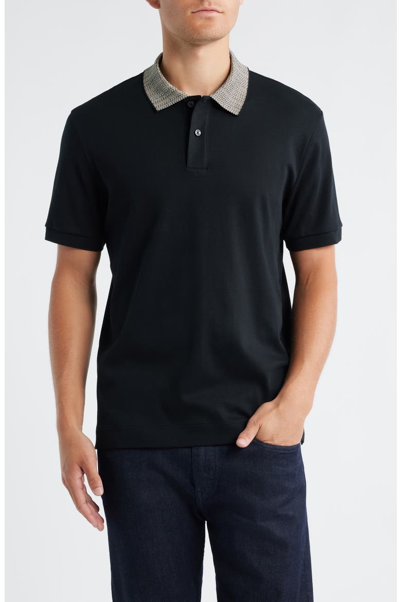 H-Parlay Polo, Main, color, BLACK