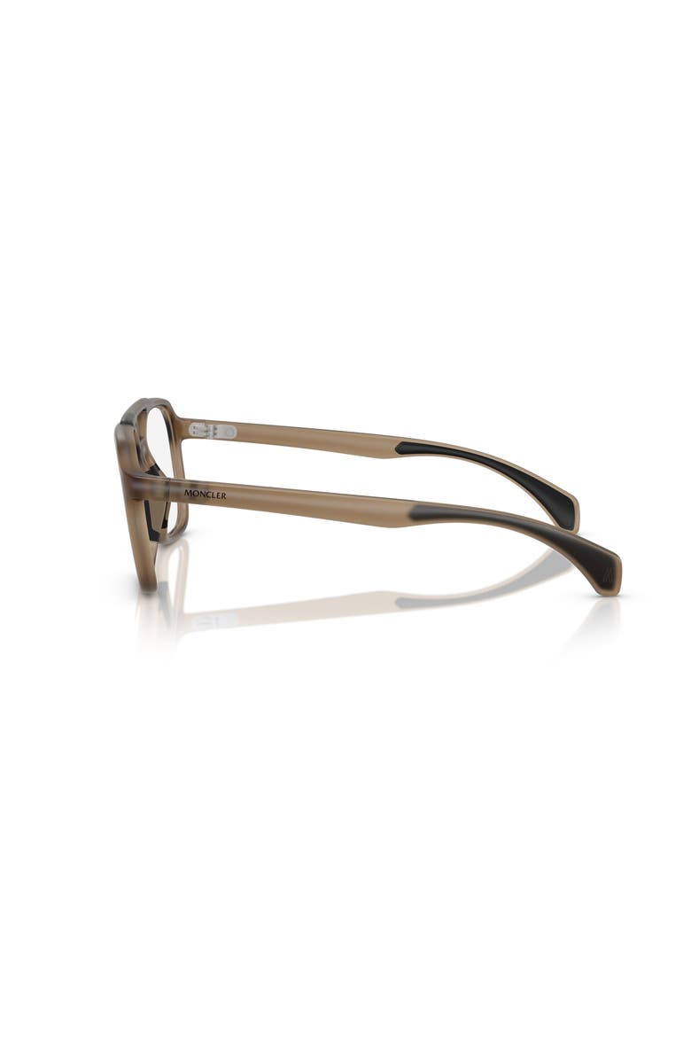 54mm Square optical glasses, Alternate, color, Brown