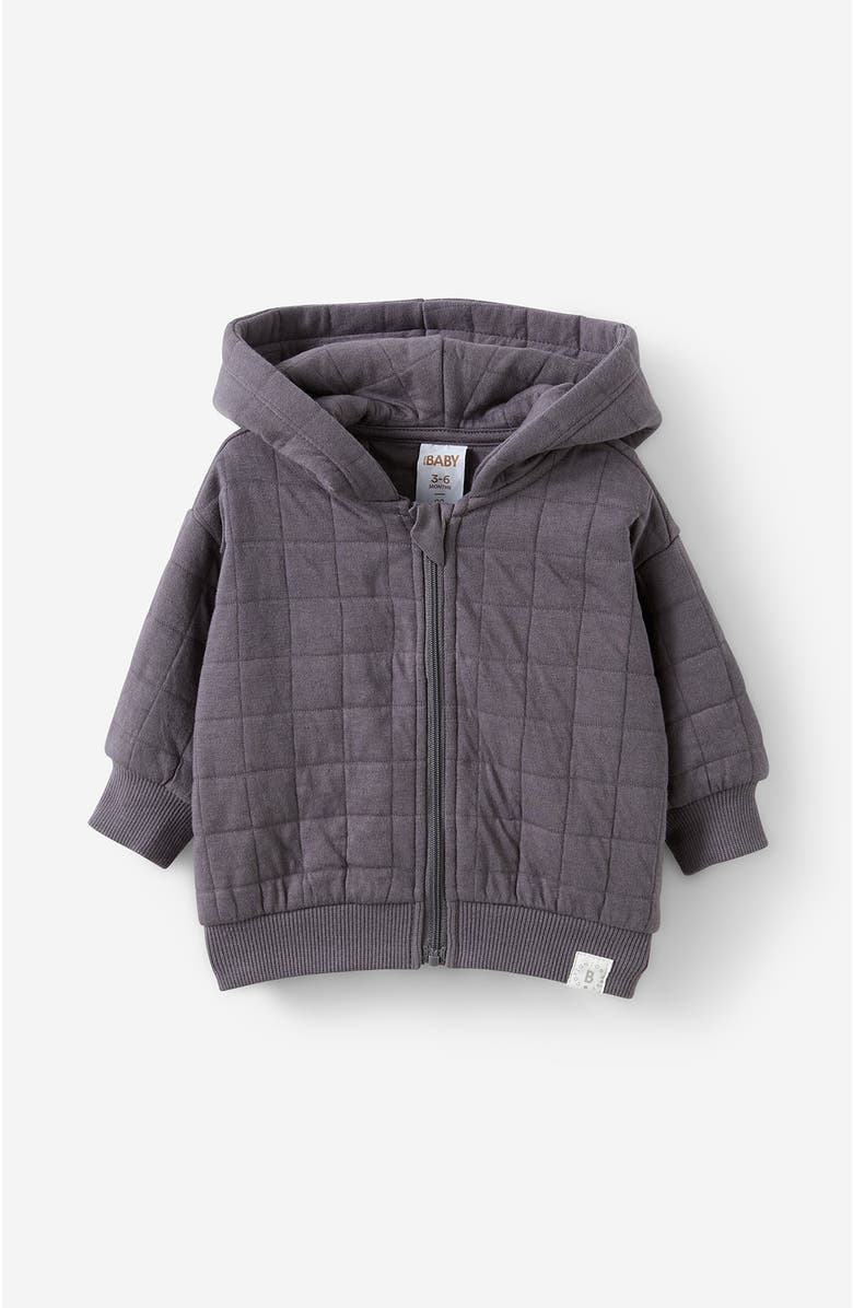 Cotton On Kids Quilted Zip Through, Main, color, 