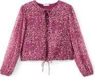 MANGO TEEN Paisley Print Top