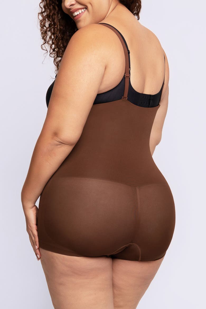 Bare Essentials Skin Flow Essentials Eco Shaper Boyshort, Alternate, color, Brown