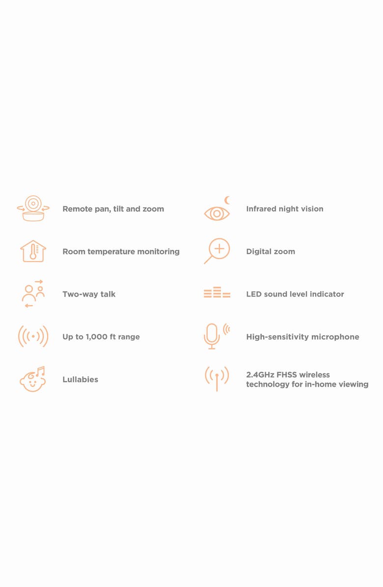 Motorola VM36XL 5 Motorized Pan/Tilt Video Baby Monitor Set, Alternate, color,
