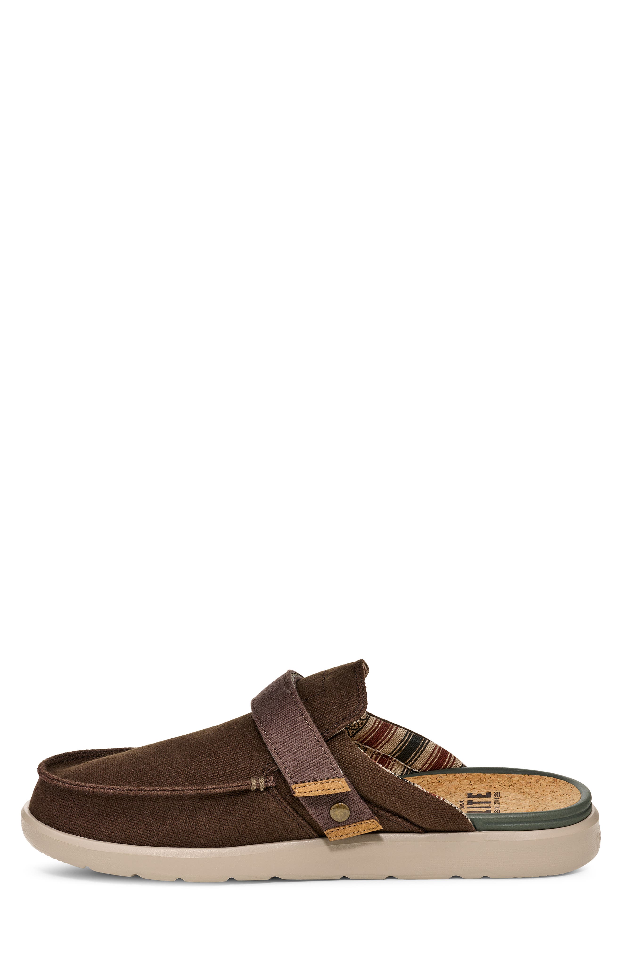 Sanuk Happy Hour Lite Mule, Alternate, color, Brown