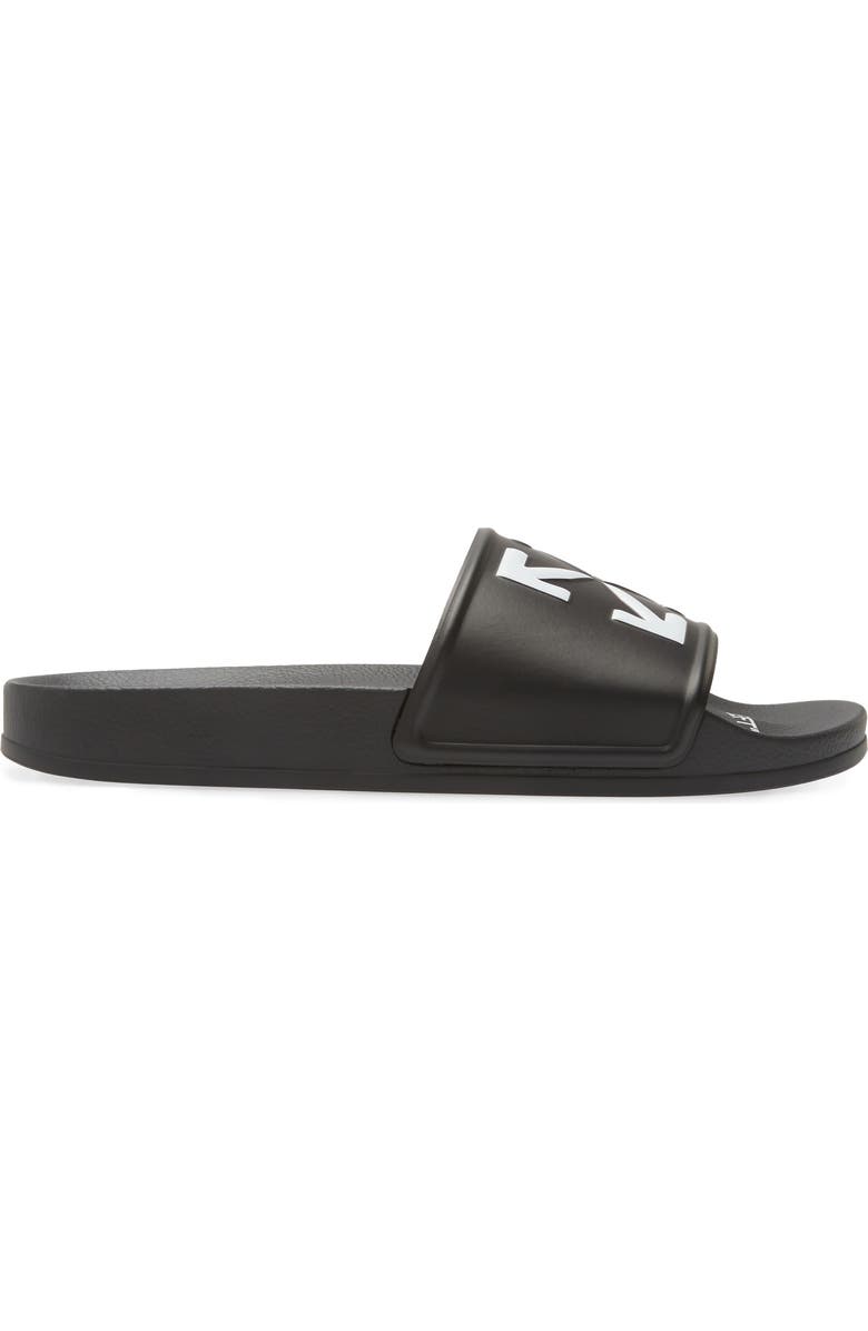 Off-White Arrow Pool Slide Sandal, Alternate, color,