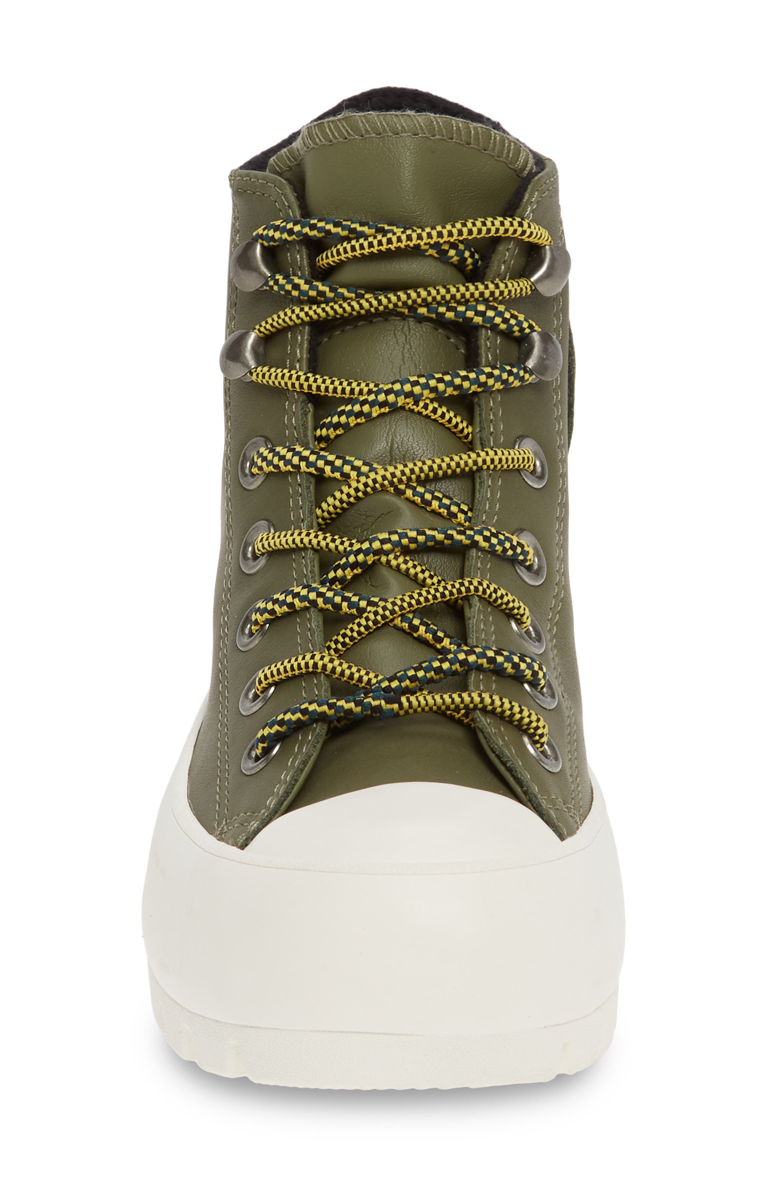 Chuck Taylor® All Star® High Top Gore-Tex® Waterproof Sneaker Boot, Alternate, color, FIELD SURPLUS/ VIVID SULFUR