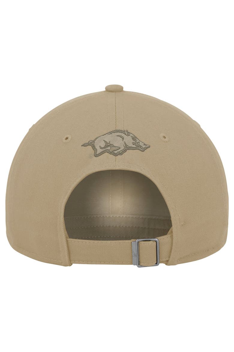 Men's Nike Beige Arkansas Razorbacks Club Adjustable Hat, Alternate, color, Beige