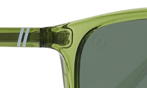 Blenders Eyewear Sydney 49mm Polarized Rectangular Sunglasses In Green