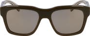 FERRAGAMO 56mm Polarized Rectangular Sunglasses