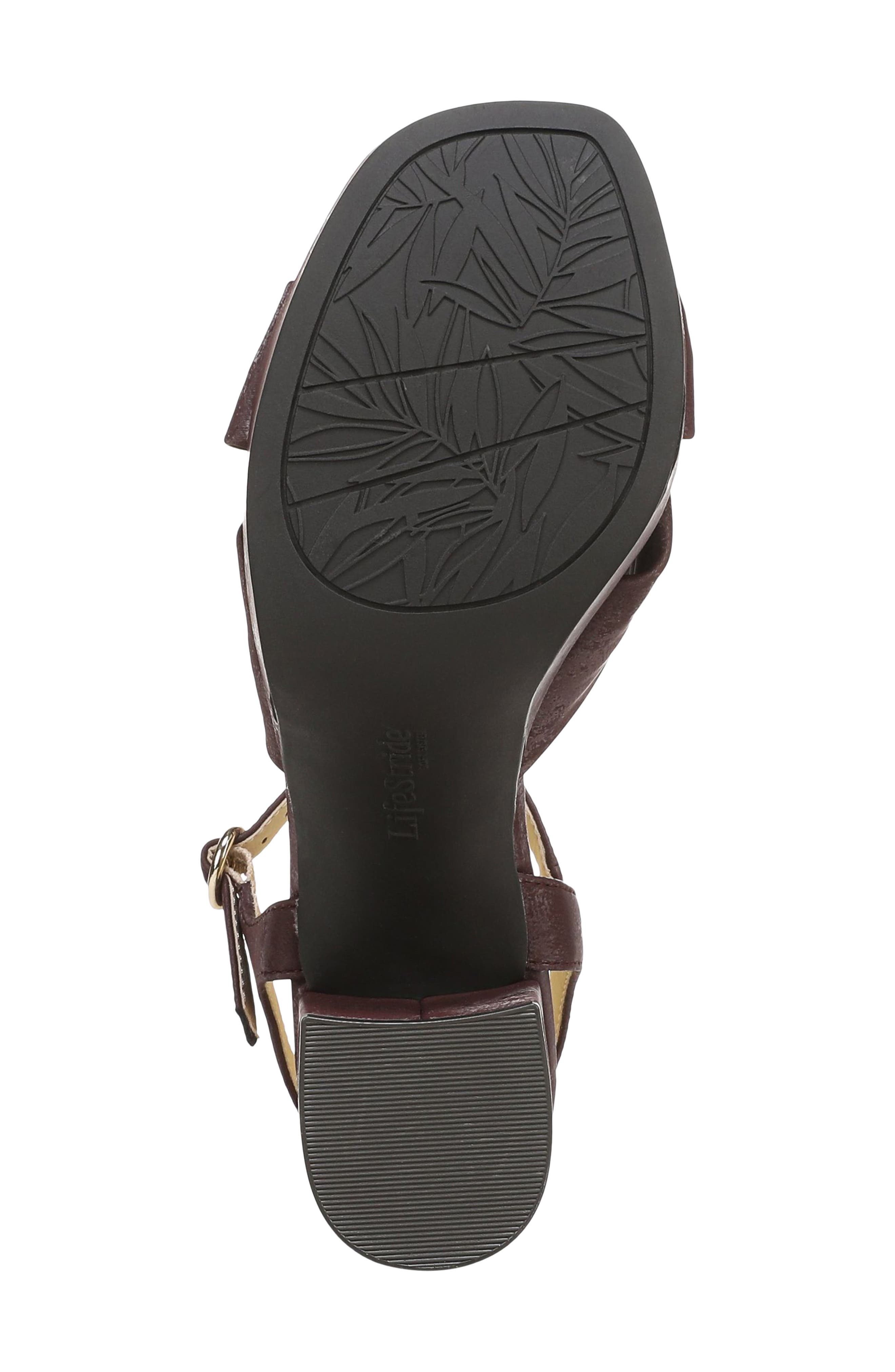 August Ankle Strap Platform Sandal, Alternate, color, PLUM