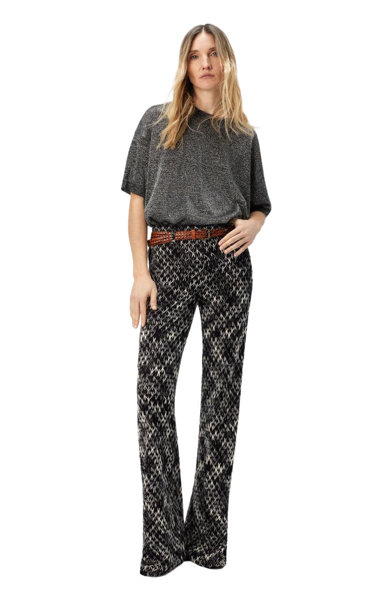 Missoni Palazzo Pants In Flame Lace, Main, color, Brown