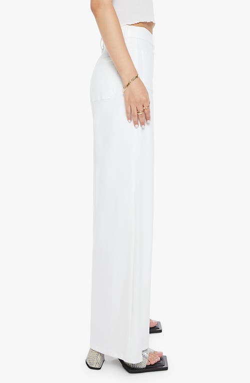 Shop Mother The Lil Patch Pocket Undercover Sneak Wide Leg Jeans In Fairest Of Them All