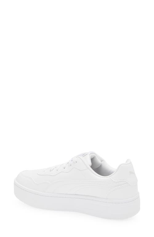Puma Court Lally Skye Sneaker In White