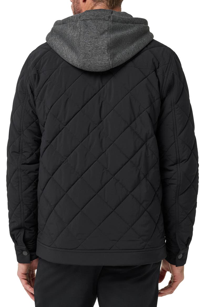Grey Wave 2.0 Performance Quilted Jacket, Alternate, color, BLACK