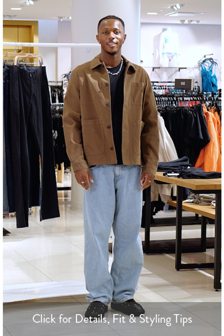 Cotton Blend Twill Overshirt video