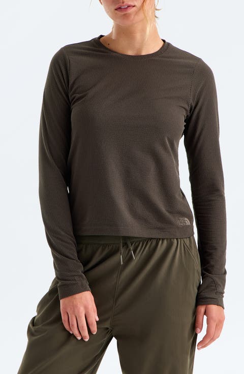 Golden Ridge LightRange Ribbed Performance Long Sleeve Tee