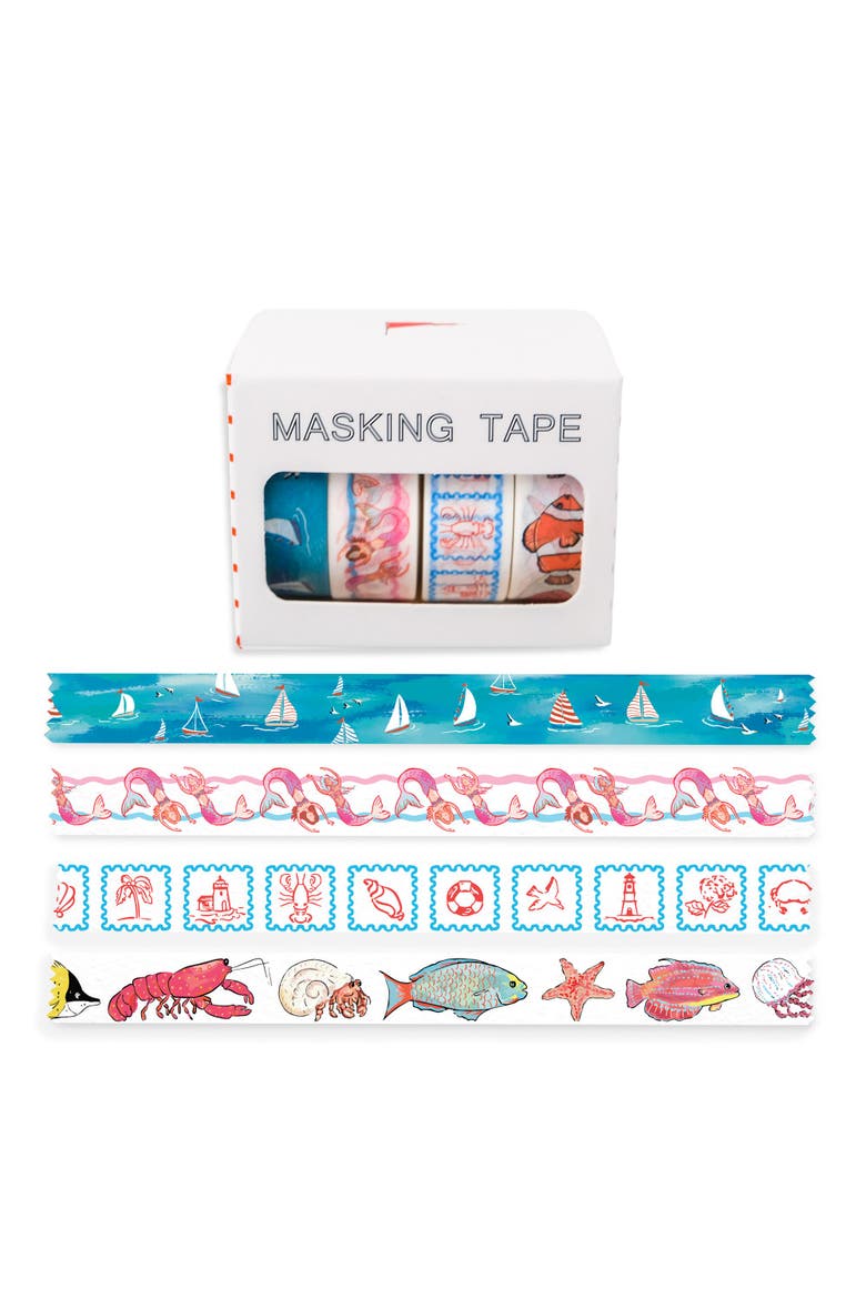 Ocean Club Masking Tape Set, Main, color, Ocean Club