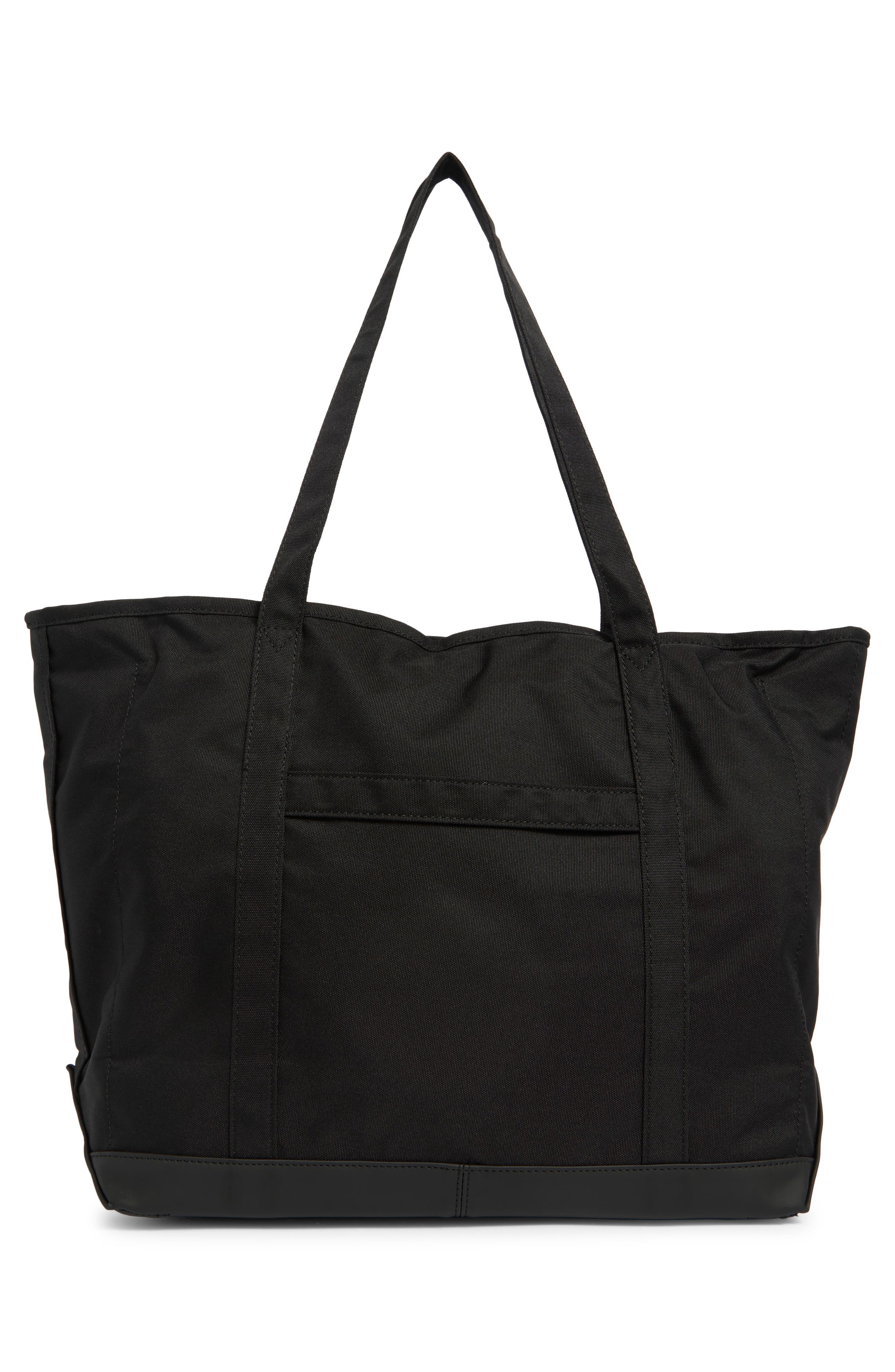 Campus Tote, Alternate, color, BLACK HEAVY POLY